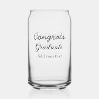Simple congratulation graduation add your