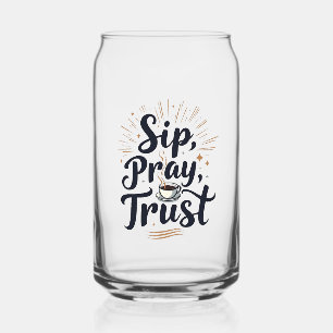 Verre Canette Sip Pray Trust Café Et Jesus Lover