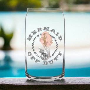 Verre Canette Sirène hors service fille Nautique