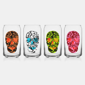 Verre Canette Skulls