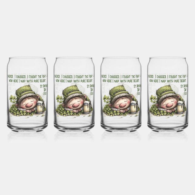 Verre Canette Sleepy Leprechaun (Recto)