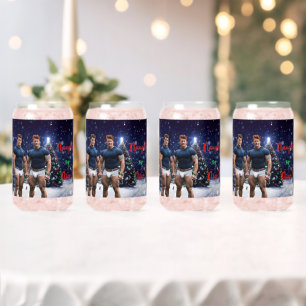 Verre Canette SlipperyJoe's décoré enneigé de Noël tre
