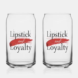 Verre Canette Slogan de fidélité pour amoureuse de maquillage fé