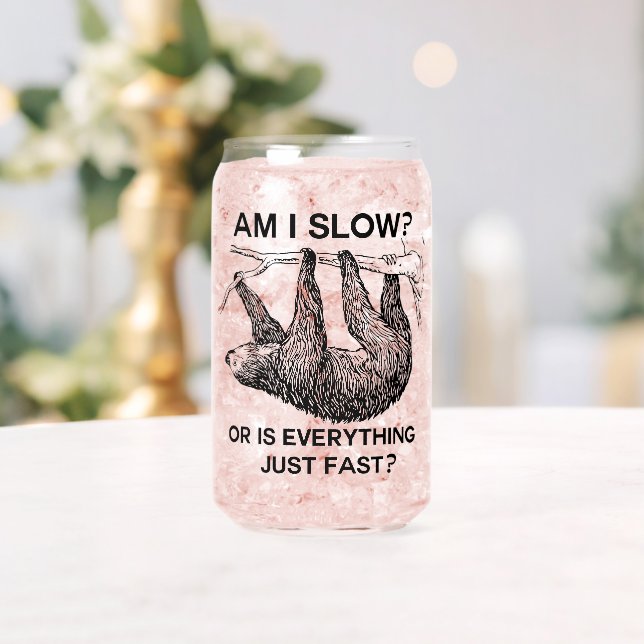 Verre Canette Sloth à I Slow ? (Insitu (Mariage))