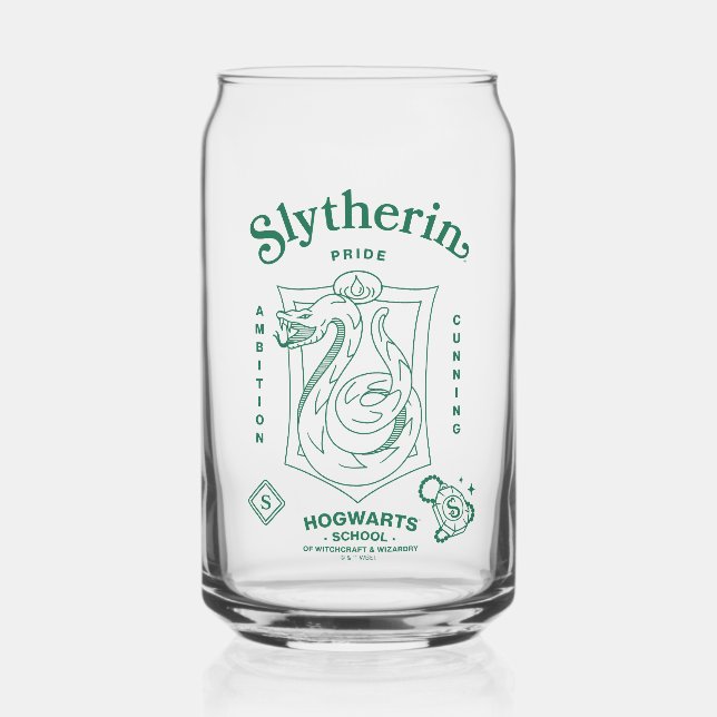 Verre Canette SLYTHERIN™ Pride Ambition Cunning Crest (Recto)