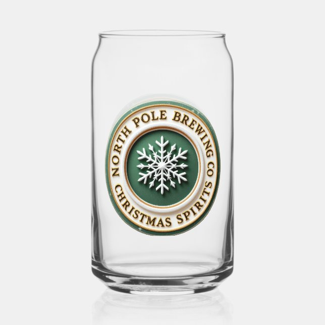 Verre Canette Société de brassage du pôle Nord  (Recto)