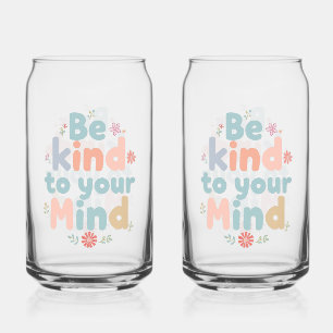 Verre Canette Soin Personnel Doux et Rappel Positif