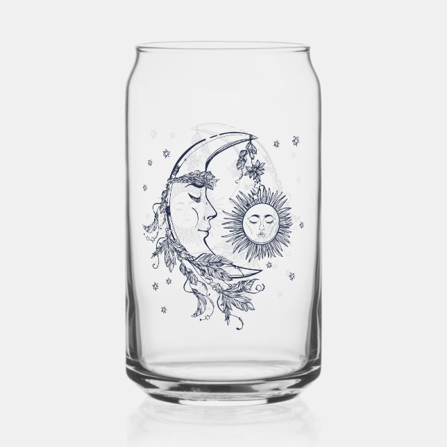 Verre Canette Soleil et Lune (Recto)