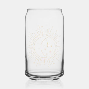 Verre Canette Soleil et Lune