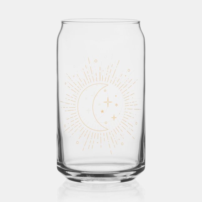 Verre Canette Soleil et Lune (Recto)