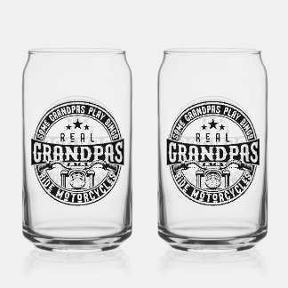 Verre Canette Some Grandpas Play Bingo Real Grandpas Ride Motorc