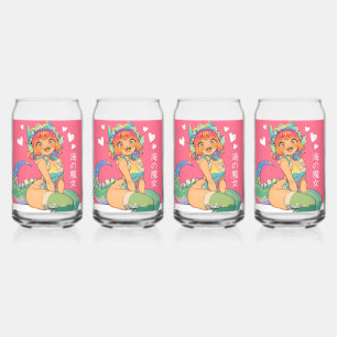 Verre Canette Sorcière maritime "Umi no Majo" Kawaii Anime Monst