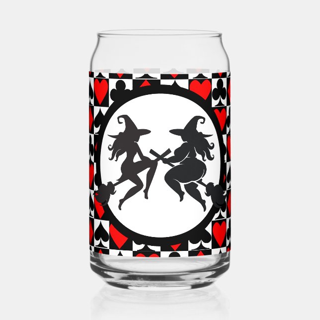 Verre Canette Sorcières de la Saint-Valentin positivité corporel (Verso)