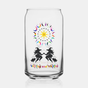 Verre Canette Sorcières grasses et Lunes étranges