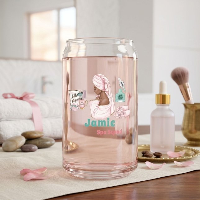 Verre Canette Spa Anniversaire Pamper fête d'anniversaire (Créateur téléchargé)