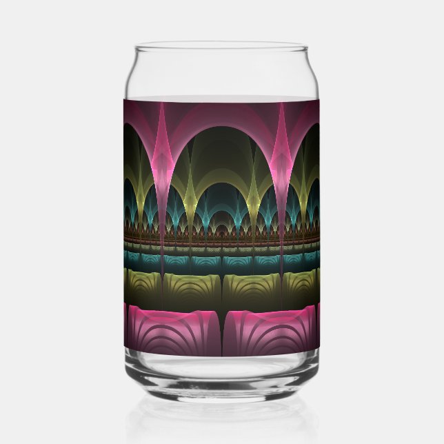 Verre Canette Special Fantasy Pattern Abstract Colorful Fractal (Recto)