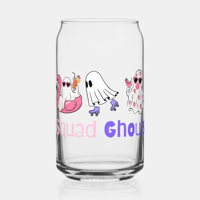 Verre Canette SQUAD DE FANTÔMES Filles d'Halloween (Recto)