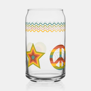 Verre Canette style ambiance des années 70