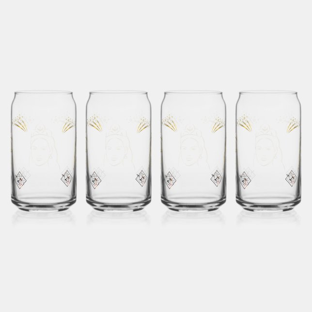 Verre Canette style de cérémonie de mariage (Droite)
