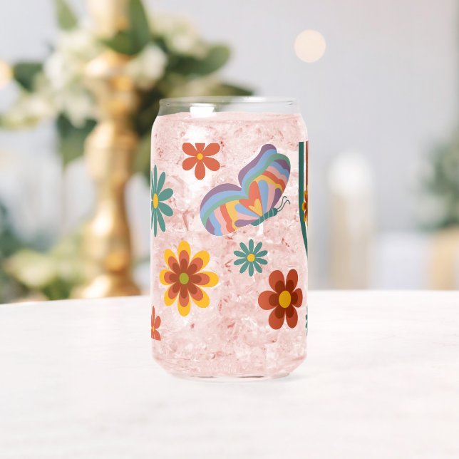 Verre Canette style groovy des années 70 (Insitu (Mariage))