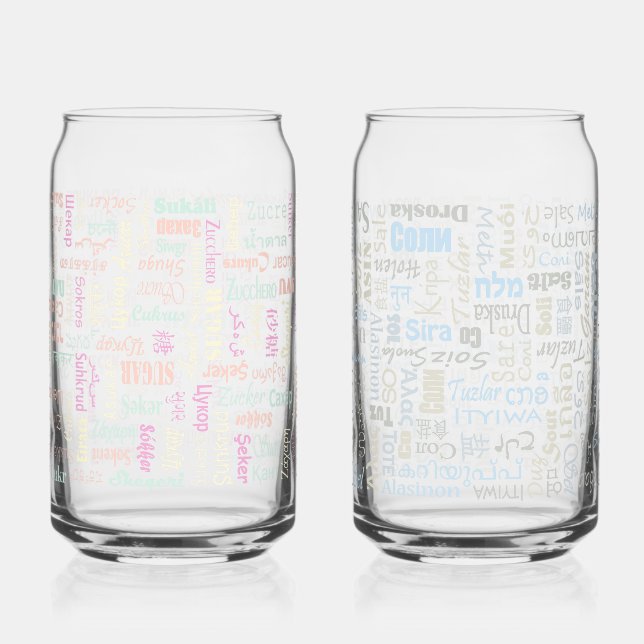 Verre Canette Sucre & Sel (Recto)