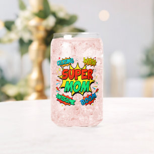 Verre Canette Super Maman Pour Femmes