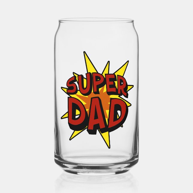 Verre Canette Super papa (Recto)