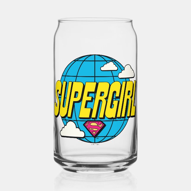 Verre Canette Supergirl Graphique Pop Mondial (Recto)