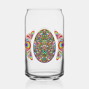 Verre Canette T-Shirt bio pour enfants motif œuf de Pâques psych