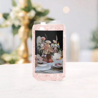 Verre Canette Tablescape Bohème