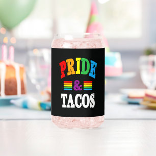 Verre Canette Tacos de la Fierté Lgbt
