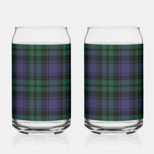 Verre Canette Tartan Black Watch, Carreaux