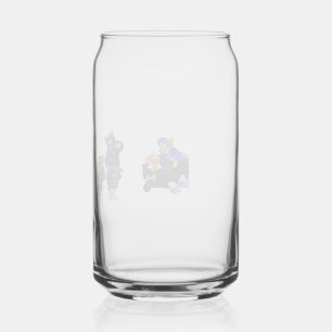 Verre Canette Tasse à café avec silhouette de cheval noir majest