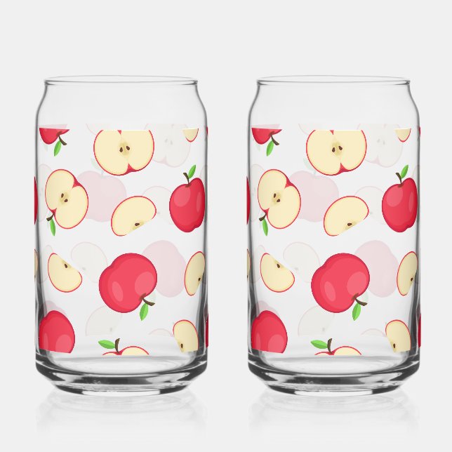 Verre Canette Tasse Pomme Mignonne (Recto)