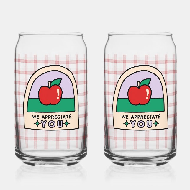 Verre Canette Tasse Pomme Prof Sympa (Recto)