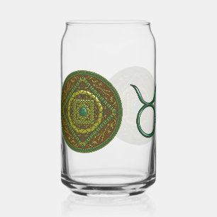 Verre Canette Taurus Mandala