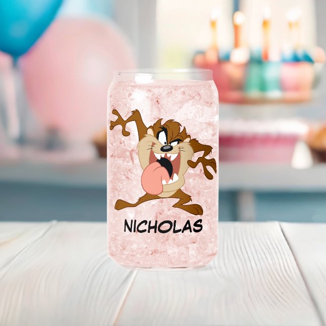 Verre Canette TAZ | Sticking his Tongue Out (Insitu (Baby Shower))