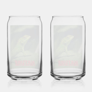 Verre Canette Taza con la foto de una iguana