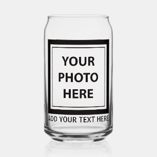 Verre Canette Télécharger une photo et ajouter du texte - Person