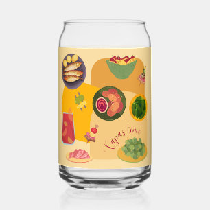 Verre Canette Temps Tapas