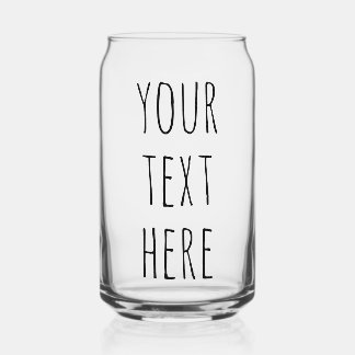 Verre Canette Texte personnalisé Rae Dunn | Cadeaux Personnalisé