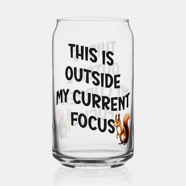 Verre Canette This Is Outside My Current Focus Squirrel (Recto)