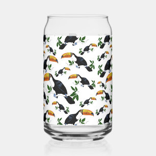 Verre Canette Toucans Tropicaux - Jungle Ludique