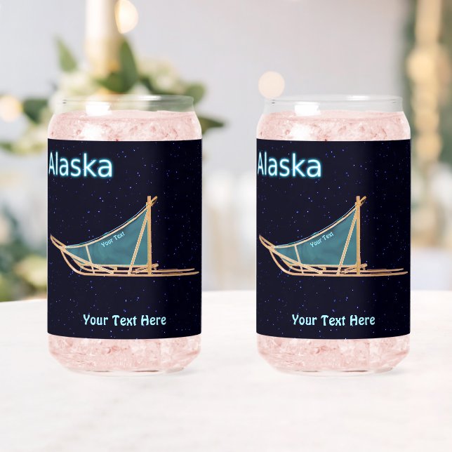 Verre Canette traîneau à chiens - Alaska (Insitu (Mariage))