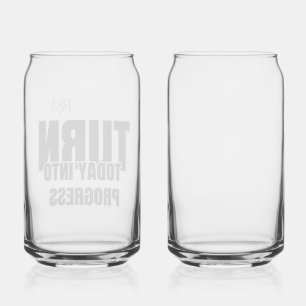 Verre Canette Transformer aujourd'hui en progrès Conception moti