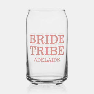 Verre Canette Tribu de la mariée Dusty Rose