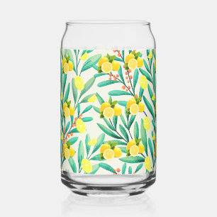Verre Canette Tropical Summer Citrus frais orange citron tranché