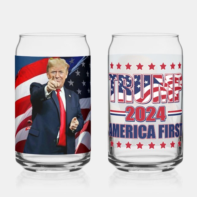 Verre Canette Trump 2024 - Forer Forer Forer (Verso)