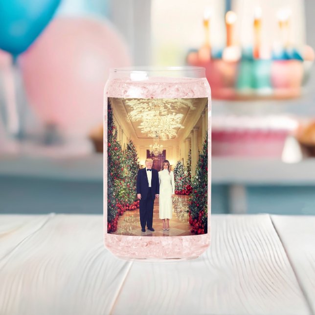 Verre Canette Trump Président des États-Unis Noël à la Maison Bl (Insitu (Baby Shower))