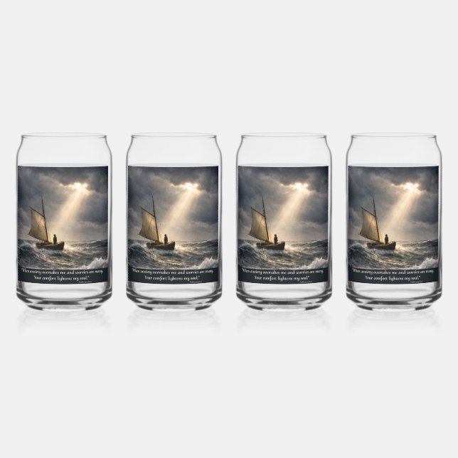 Verre Canette Tu réconfortes mon âme (Dos)